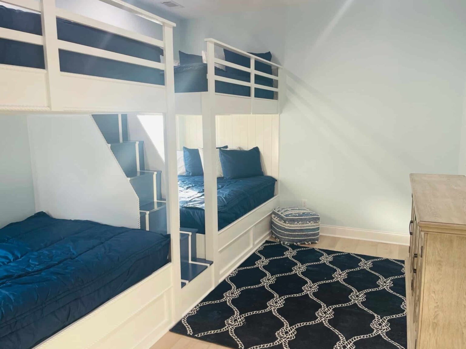 hilton head luxury vacation rental childrens bedroom bunk beds