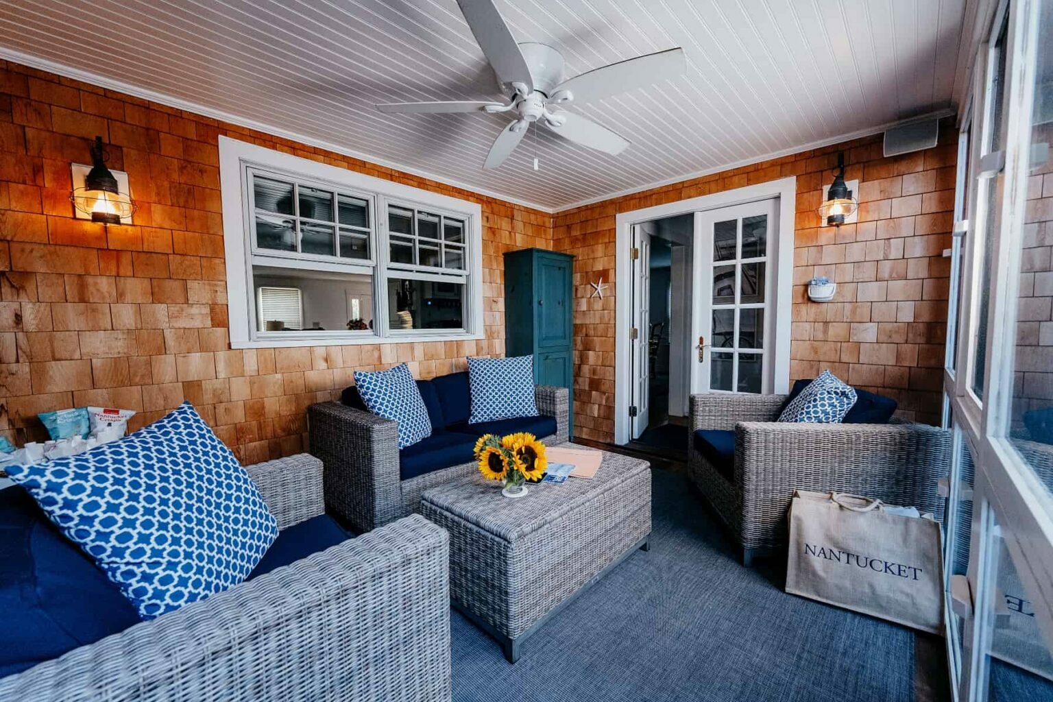 nantucket ma vacation home patio
