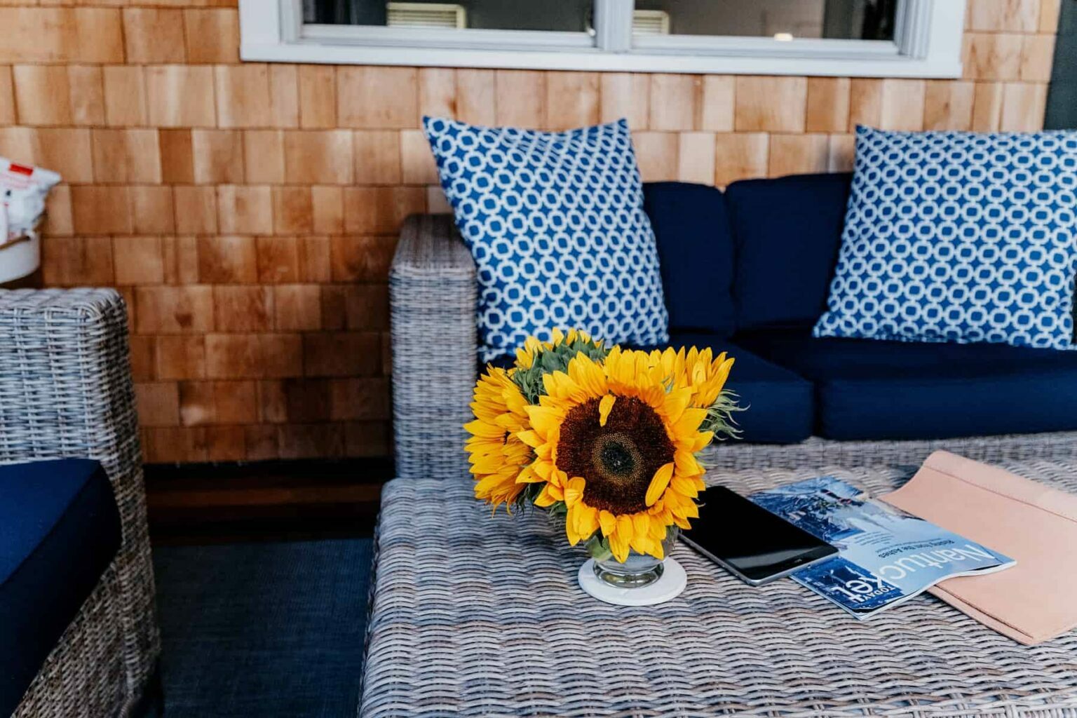 nantucket ma vacation home patio