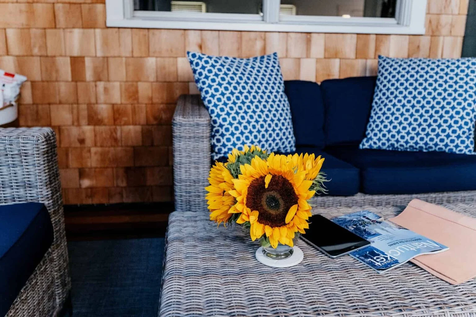 nantucket ma vacation home patio