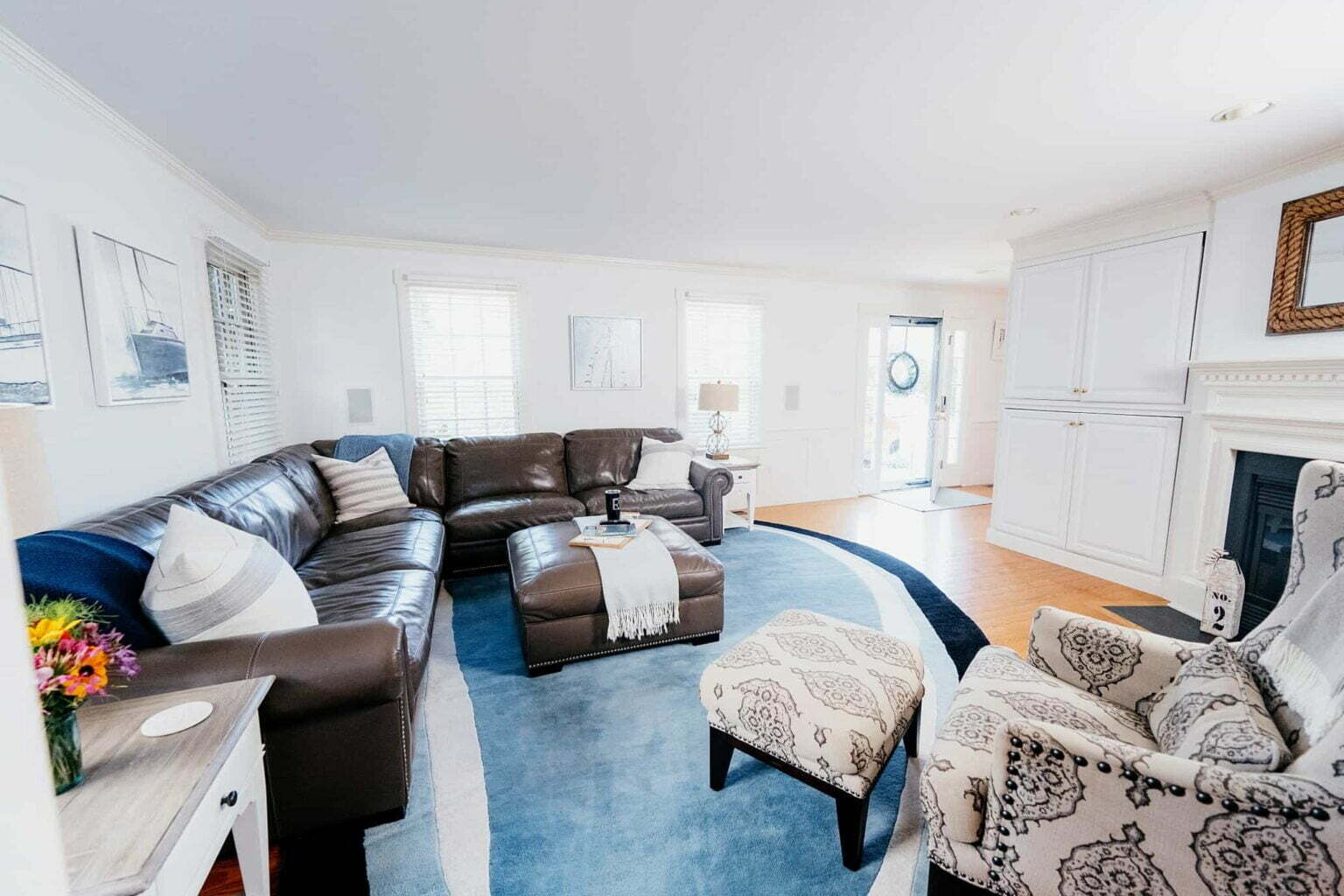 nantucket ma vacation home living room