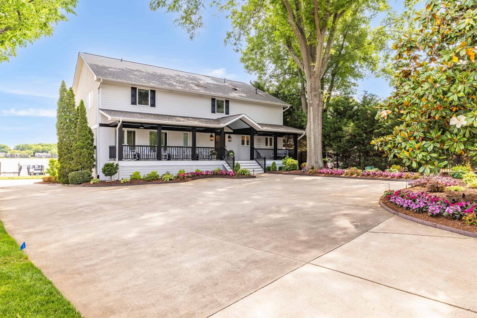 whispering shores lake norman nc luxury vacation rental rozel