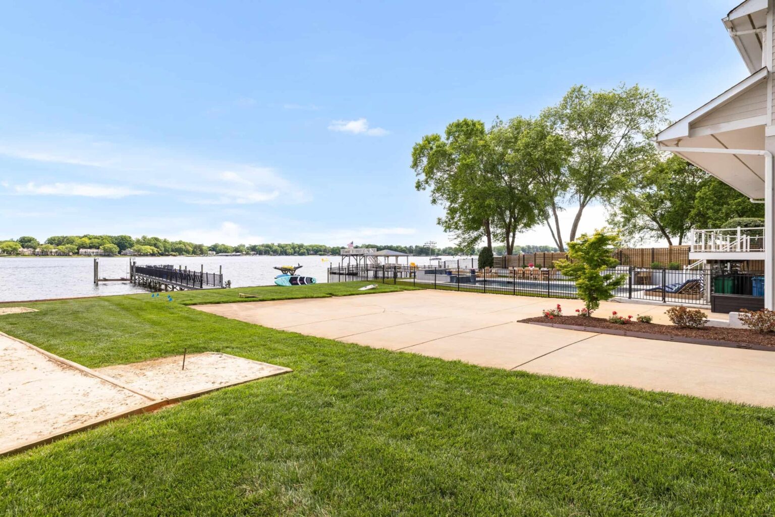 whispering shores lake norman nc luxury vacation rental rozel