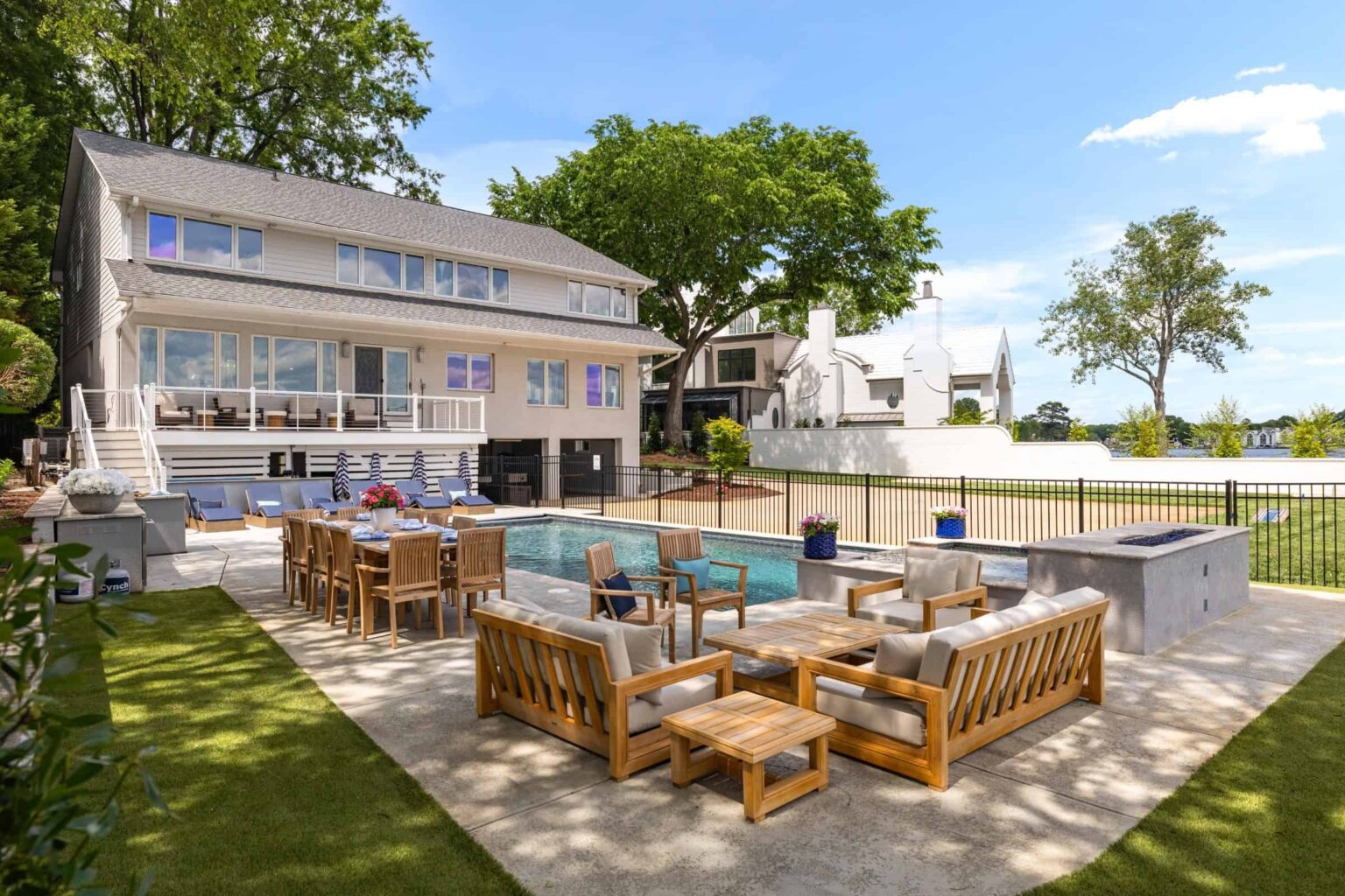 whispering shores lake norman nc luxury vacation rental rozel