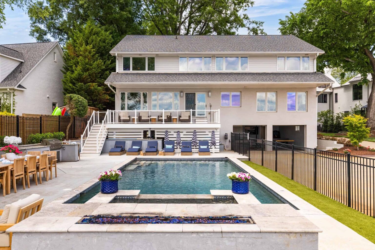 whispering shores lake norman nc luxury vacation rental rozel