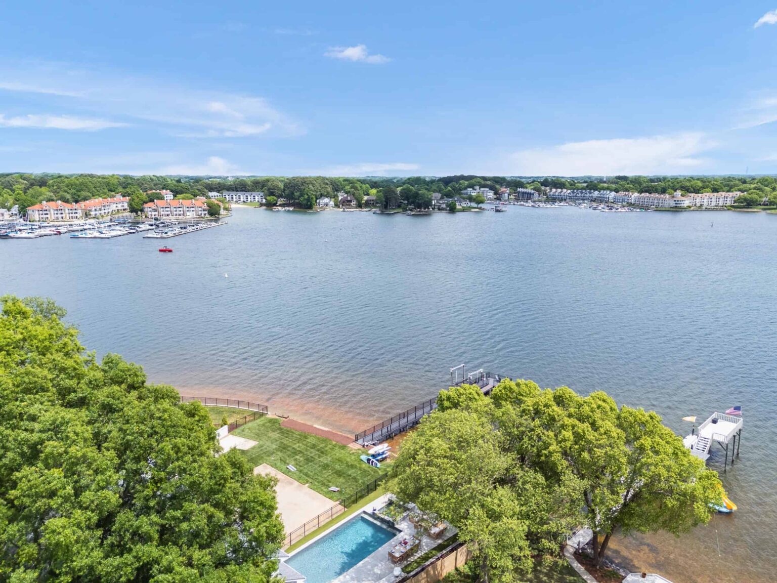 whispering shores lake norman nc luxury vacation rental rozel