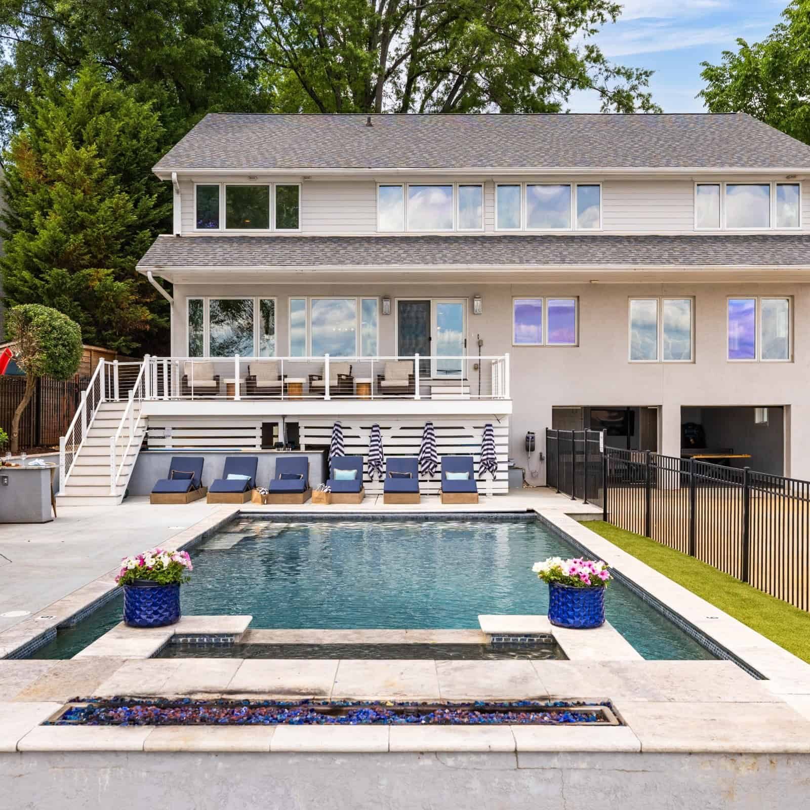 whispering shores lake norman nc luxury vacation rental rozel